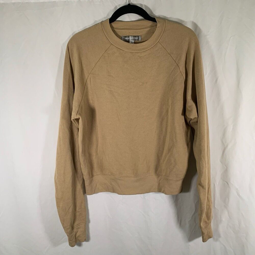 Urban Outfitters Sweater Women's Small Brown Crew Neck Long Sleeve Pullover